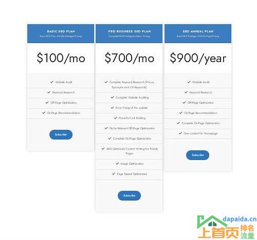 seo关键词优化推广价目表